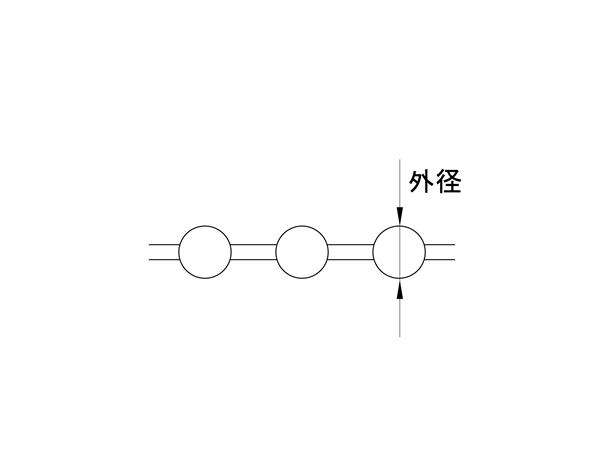 真鍮ボールチェーン