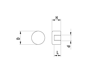 クローム化粧ナット_M5