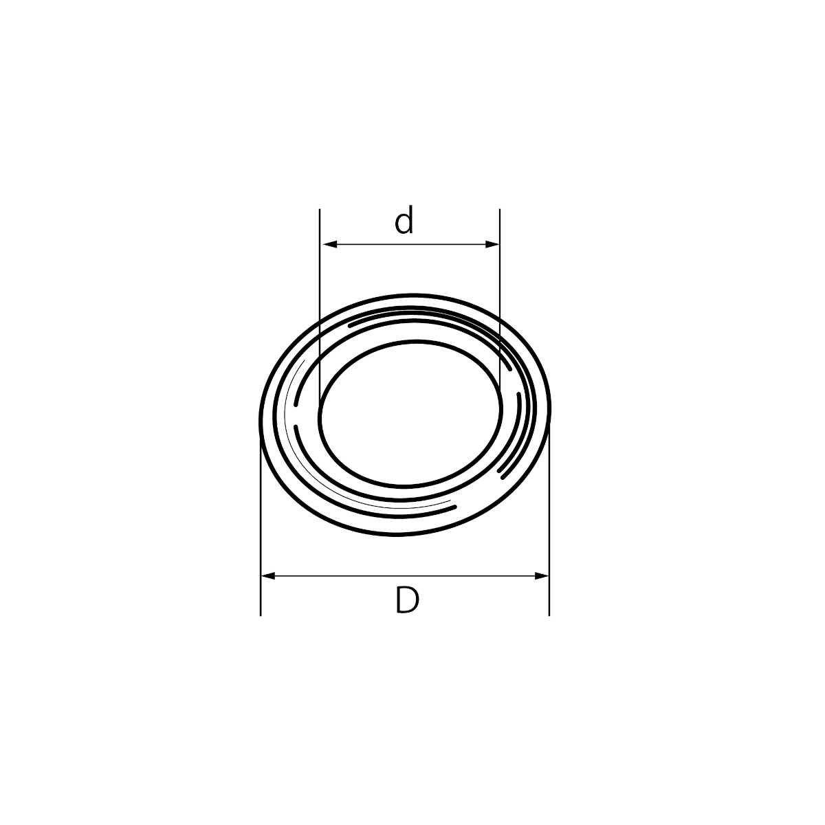 ハトメ用座金