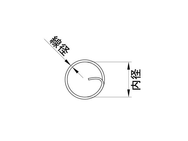 開きやすい二重リング